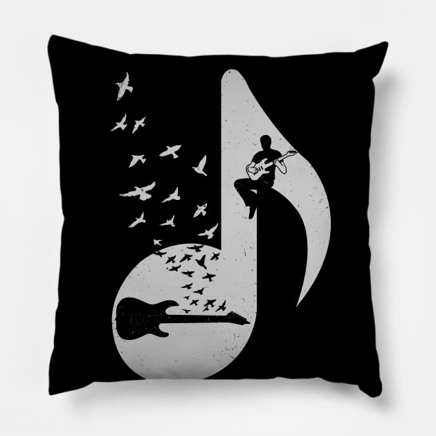 Musical - Electric Guitar Pillow by barmalisiRTB