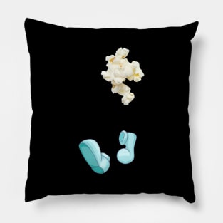 Eat Popcorn Pillow