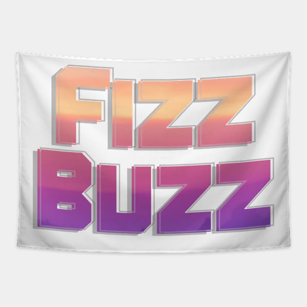 Fizz Buzz Tapestry by afternoontees