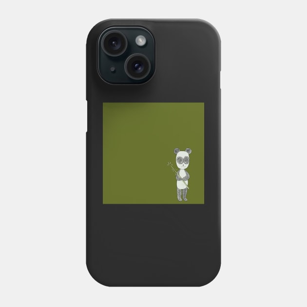 Lonely panda Phone Case by FrancesPoff