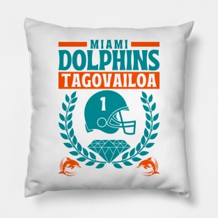 Miami Dolphins Tagovailoa 1 Edition 2 Pillow