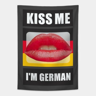 Kiss Me I'm German Tapestry