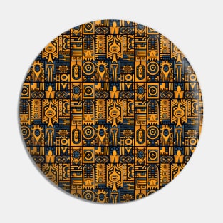 Unique Afrocentric Print Pin