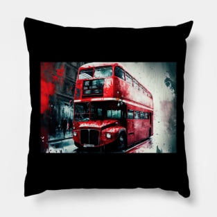 London Bus Pillow