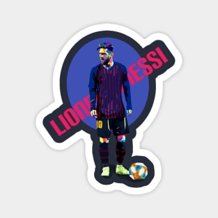 Lionell messi wpap art design Magnet