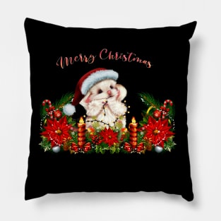 Cute fantasy christmas animal Pillow