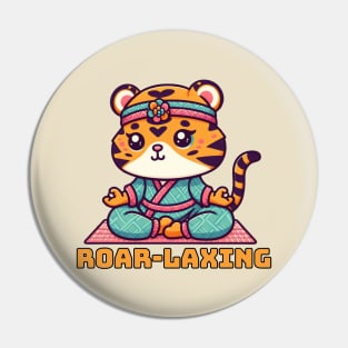 Bengal tiger yoga instructor Pin