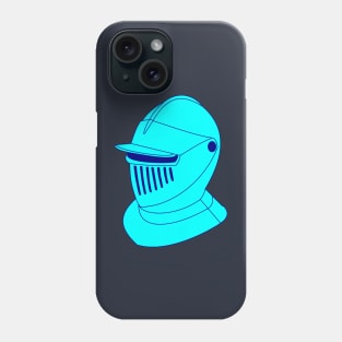 16th century helmet (aquamarine) Phone Case