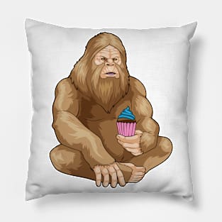 Bigfoot Halloween Cupcake Pillow