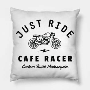 just ride cafe racer Pillow