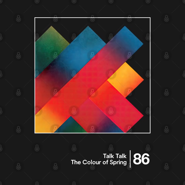 The Colour of Spring / Minimal Style Graphic Artwork Design by saudade