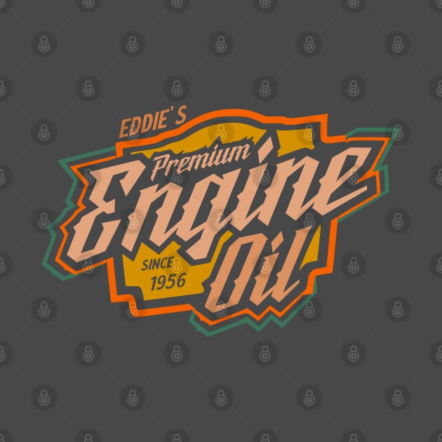 Premium vintage engine oil label brand retro by SpaceWiz95