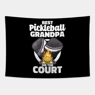 Best Pickleball Grandpa Paddle Pickleballer Lucky Pickleball Tapestry