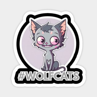 Lykoi Cat Uniquely wolf-like Magnet