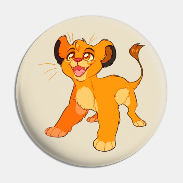 Simba Pin by Pannzilla