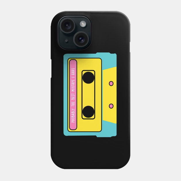 80s 90s Retro Cassette Mix Tape Phone Case by NostalgiaUltra