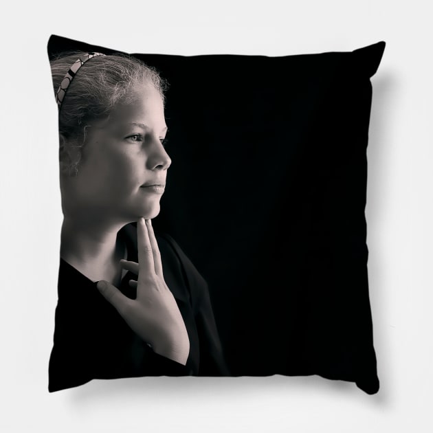 Contemplation Pillow by micklyn