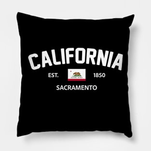 California Collegiate Preppy Pillow