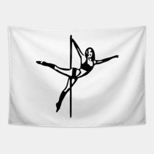 Aerialist Pole Dancer Tapestry