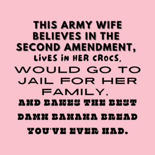 Proud Army Wife T-Shirt