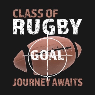 American Football Class of Rugby Journey Awaits T-Shirt