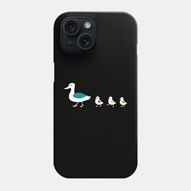 Funny Duck Phone Case by Lamink