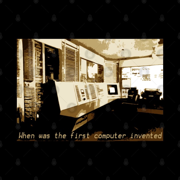 When was the first computer invented by usastore