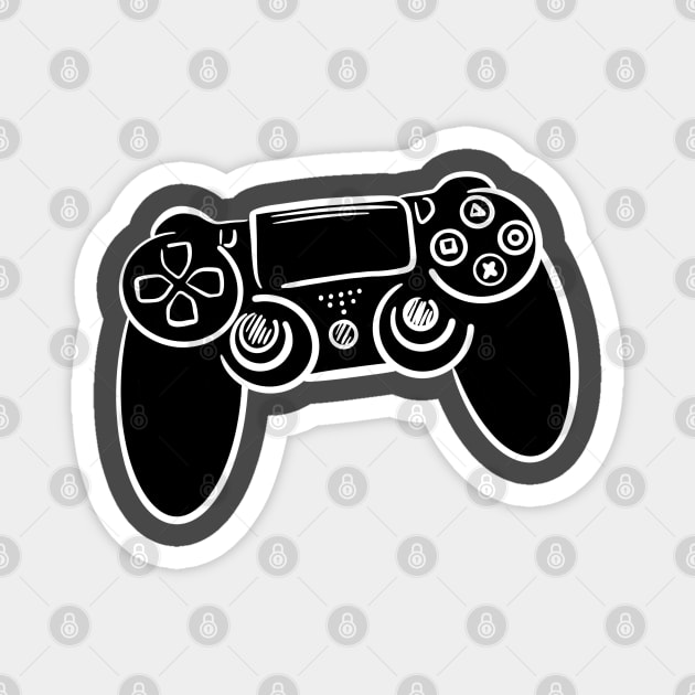 PlayStation controller Magnet by Olly Illustrated