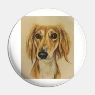 Saluki Lurcher Pin