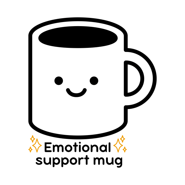 Emotional support happy mug! by Ingridpd