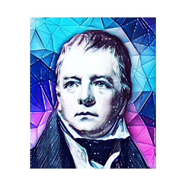 Walter Scott Snowy Portrait | Walter Scott Artwork 5 by JustLit