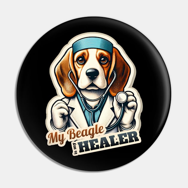 Beagle doctor Pin by k9-tee