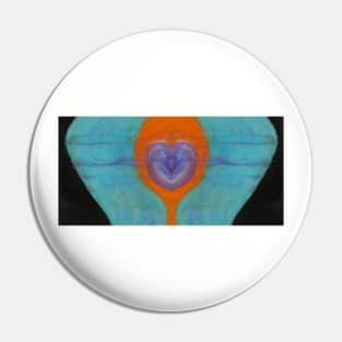 purple heart rain drops beauty Pin