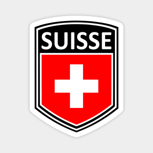 Flag Shield - Suisse Magnet