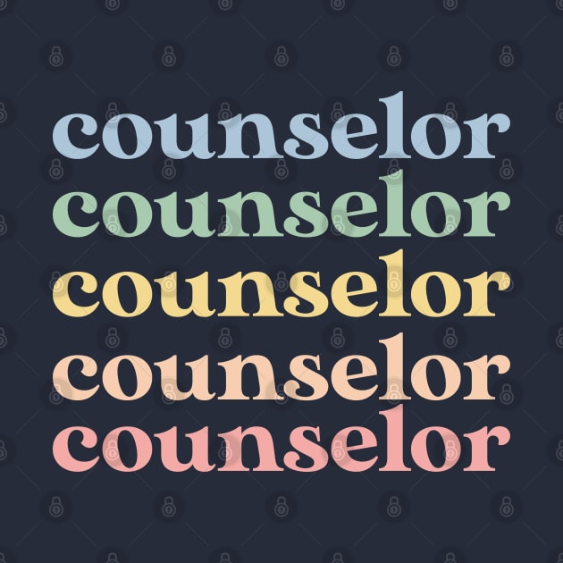 Counselor Gift Retro Counselor by kmcollectible