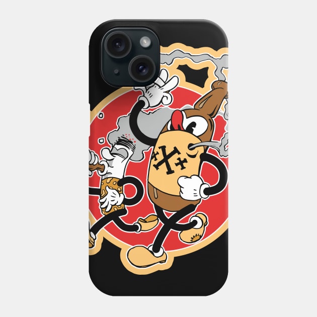 Smokes N Booze BFF - Cigarette and Beer Buddies - vintage 1930's cartoon Phone Case by DeadMonkeyShop