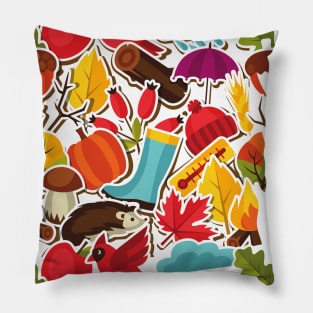 One Of A Kind Fall Autumn Pattern Pillow