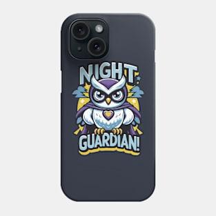 Cute Owl Kawaii Superhero Super Hero Tribute - anime cute cat japanese kawaii food kawaii animals children gift idea kids kid gift idea father Phone Case