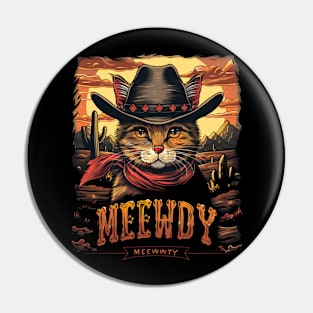 Cat Cowboy Chronicles Paws Pin