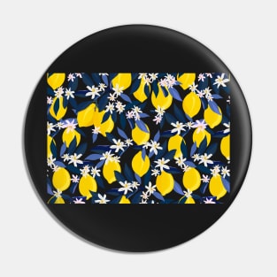 Lemon Tree Flowers Pin