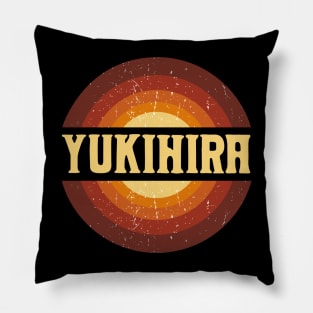 Vintage Proud Name Yukihira Birthday Gifts Circle Pillow