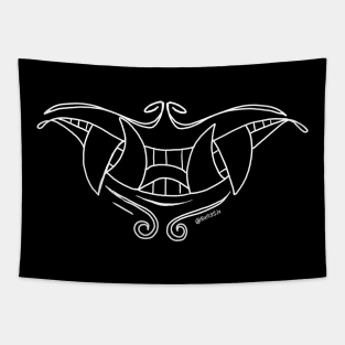 Simple Oni Mouth Tapestry