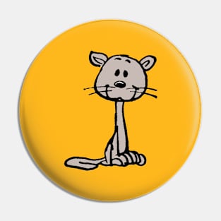 Brown Cat Pin