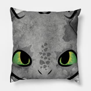 Watercolor Toothless Pillow