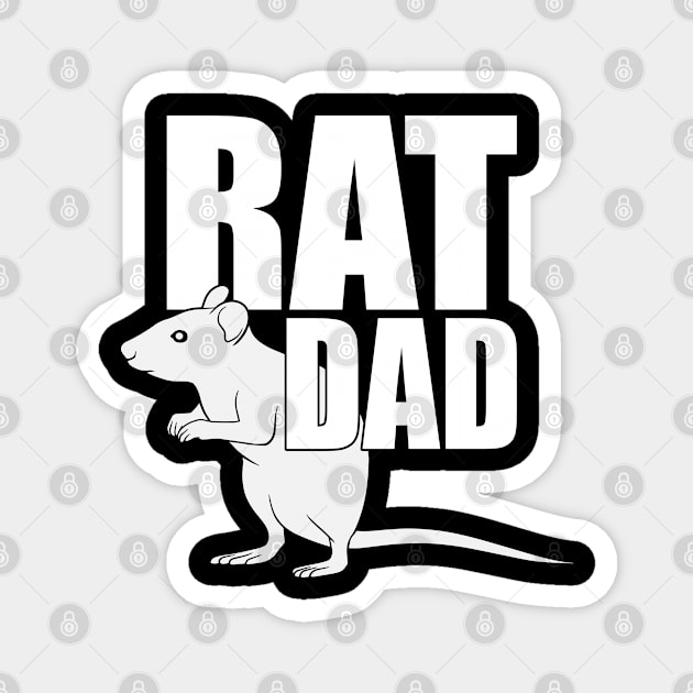 Rat - Rat Dad Magnet by Kudostees