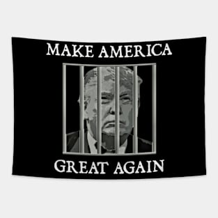 Trump Behind Bars. Tapestry