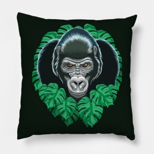 Gorilla Face Pillow