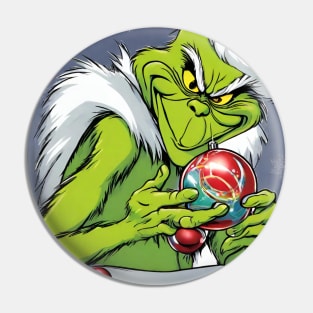 Grinch Baubles Pin