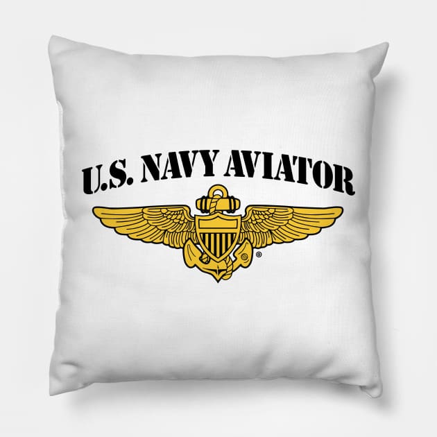 Navy Aviator Pillow by 