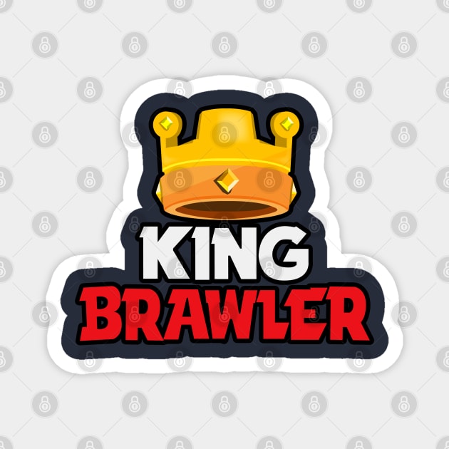 King Brawler Magnet by Marshallpro